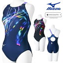 ミズノ MIZUNO 競泳水着 レディース WA承認モデル STREAM ACE ローカット ストリームフィットA 2025年春夏モデル N2MAC741 fi...