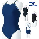 ミズノ MIZUNO 競泳水着 練習用水着 レディース エクサースーツ ミディアムカット EXER SUITS U-Fit 競泳練習水着 2025年春夏モデル ...