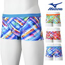 ミズノ MIZUNO 競泳水着 練習用水着 メンズ エクサースーツ ショートスパッツ EXER SUITS U-Fit Ri Collection 池江璃花子 競泳練習水着 2025年春夏モデル N2MBC065(4)