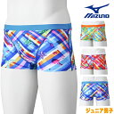 ミズノ MIZUNO 競泳水着 練習用水着 ジュニア男子 エクサースーツ ショートスパッツ EXER SUITS U-Fit Ri Collection 池江璃...
