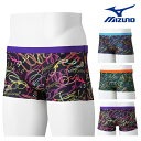 ミズノ MIZUNO 競泳水着 練習用水着 メンズ エクサースーツ ショートスパッツ EXER SUITS U-Fit Ri Collection 池江璃花子 競泳練習水着 2025年春夏モデル N2MBC567