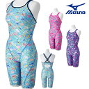 ミズノ MIZUNO 競泳水着 練習用水着 レディース エクサースーツ ハーフスーツ オールインワン EXER SUITS U-Fit AYA COLLECTI...