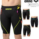 アリーナ ARENA 競泳水着 メンズ WA承認モデル レーシングスパッツ ハーフレッグ AQUA ADVANCED AQUA XTREME 2025年春夏モデ...