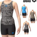 アリーナ ARENA フィットネス水着 レディース フィットネスセパレーツ Yバック ミドルレッグ 差し込みパッド パッド付き ダブルエステル 2025年春夏モ...