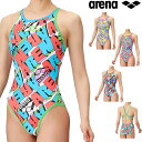 アリーナ ARENA 競泳水着 練習用水着 レディース トレーニングワンピース オープンバック タフスーツ タフスキンEP 競泳練習水着 2025年春夏モデル ...