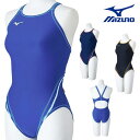 ミズノ MIZUNO 競泳水着 練習用水着 レディース エクサースーツ ミディアムカット EXER SUITS U-Fit 競泳練習水着 N2MAC262