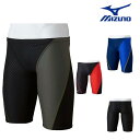 ミズノ MIZUNO 競泳水着 メンズ 練習用 ハーフスパッツ EXER SUITS U-Fit 競泳練習水着 N2MB2575