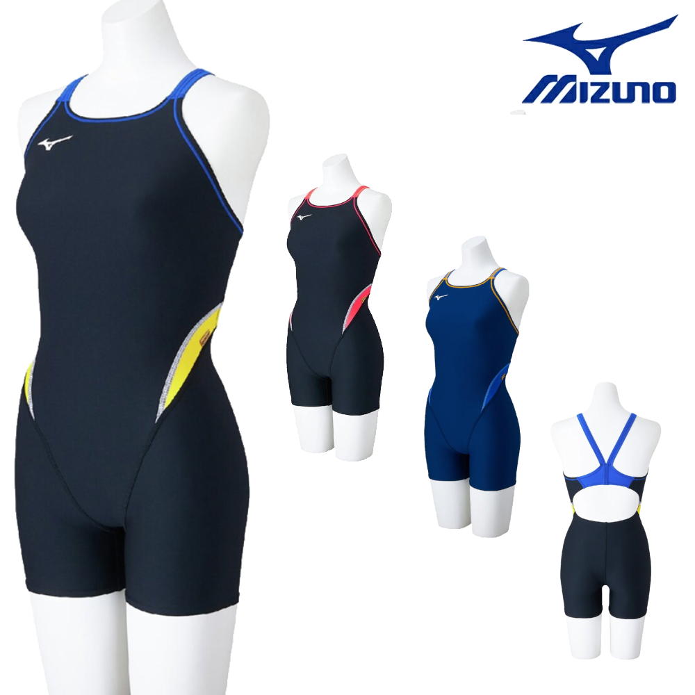 ミズノ MIZUNO 競泳水着 練習用水着 レディース エクサースーツ ミディアムハーフスーツ EXER SUITS U-..