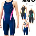アリーナ ARENA 競泳水着 レディース WA承認 ハーフスパッツ オールインワン クロスバック AQUA ADVANCED AQUA XTREME ARN-...