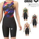 アリーナ ARENA 競泳水着 レディース WA承認モデル レーシングワンピーススパッツ オープンバック ハーフレッグ オールインワン AQUA RACING ...