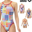 アリーナ ARENA 競泳水着 練習用水着 レディース トレーニングワンピース オープンバック タフスーツ タフスキンEP 競泳練習水着 2025年秋冬モデル ...