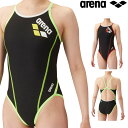 アリーナ ARENA 競泳水着 練習用水着 レディース トレーニングワンピース オープンバック タフスキンT2E 競泳練習水着 2024年春夏モデル SAR-4100W