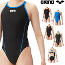 アリーナ ARENA 競泳水着 練習用水着 レディース トレーニングワンピース オープンバック タフスキンT2E 競泳練習水着 SAR-4106W