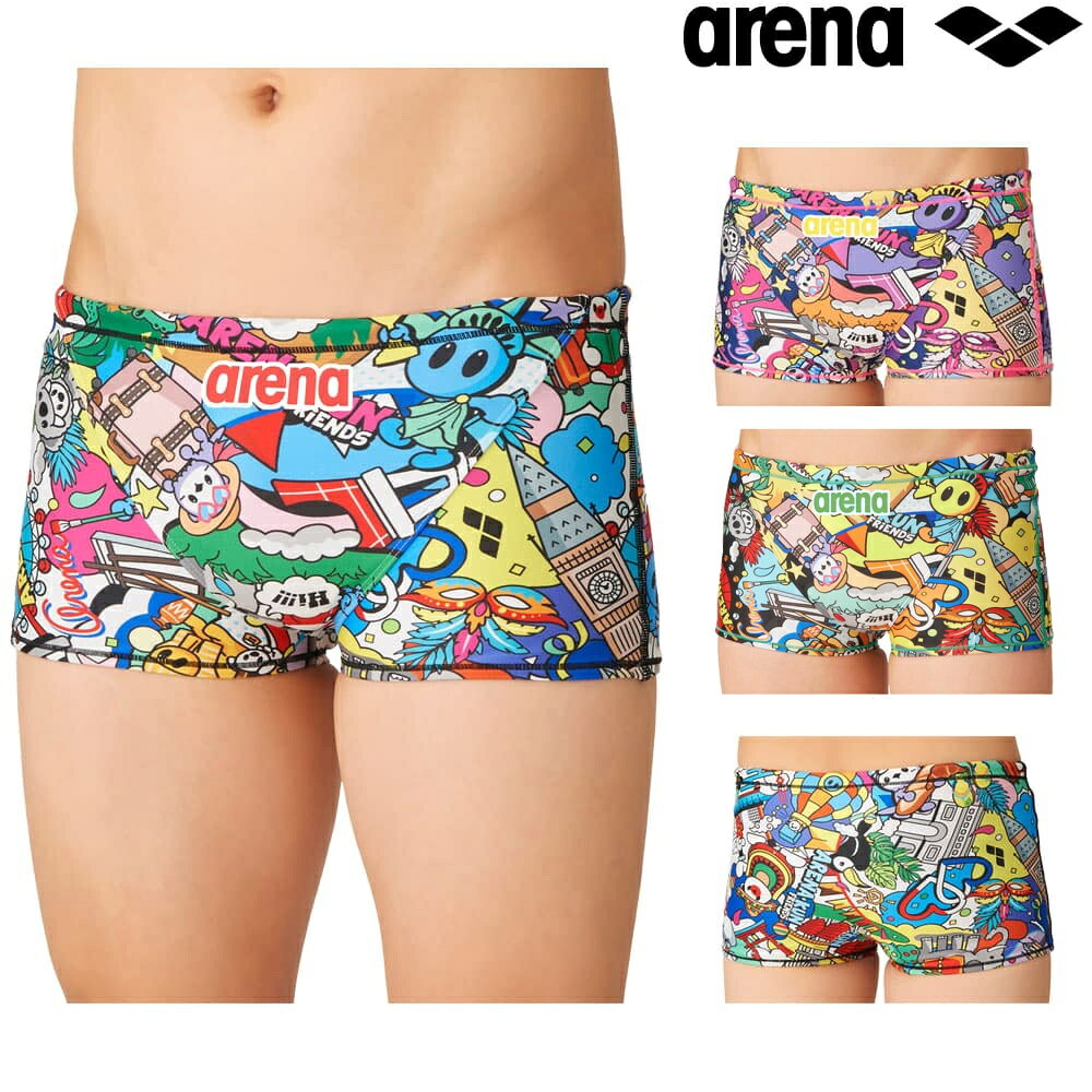 【新品未使用】韓国アリーナ arena ショートボックス メンズ 競泳水着 as6fwm46m-kb.jpg