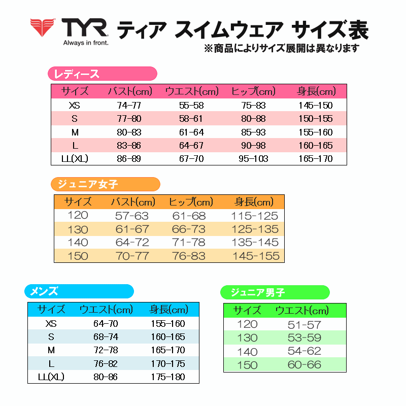 サイズ表