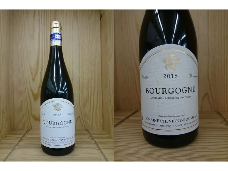 正規品：[2018]　ブルゴーニュ　ルージュ（シュヴィニー・ルソー）BOURGOGNE ROUGE (CHEVIGNY-ROUSSEAU)