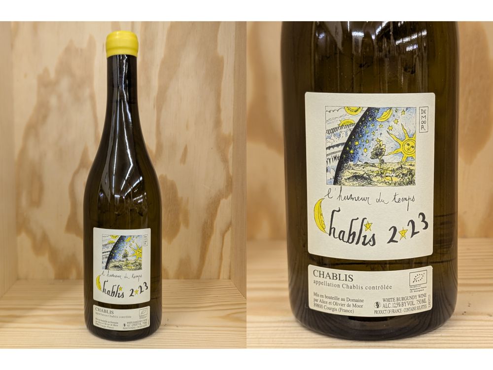 リュムール：[2023] シャブリ　“リュムール・デュ・タン” （アリス・エ・オリヴィエ・ド・ムール）Chablis “l'Humeur du Temps” (Alice et Olivier de Moor)