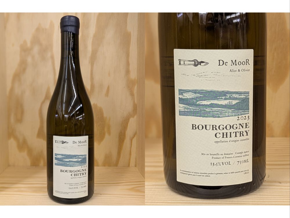 白：[2023] ブルゴーニュ　シトリー （アリス・エ・オリヴィエ・ド・ムール）Bourgogne Chitry (Alice et Olivier de Moor)