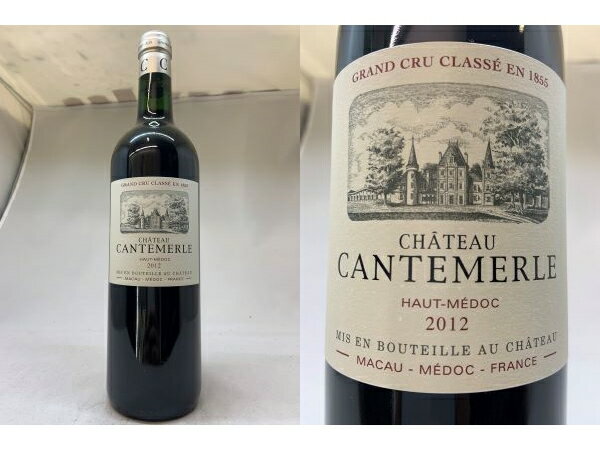 赤：[2012] シャトー・カントメルル　（オー・メドック）Chateau Cantemerle (Haut-Medoc)