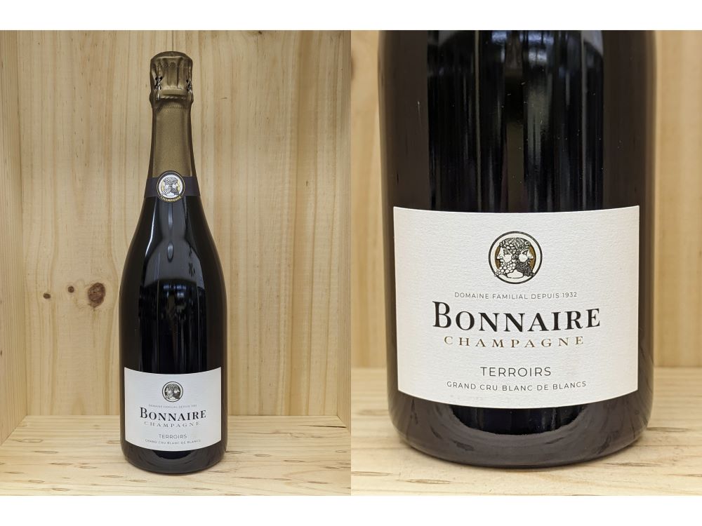 BB：[NV] ボネール　テロワール　ブラン・ド・ブラン　エクストラ・ブリュット BONNAIRE　BLANC DE BLANCS　EXTRA BRUT