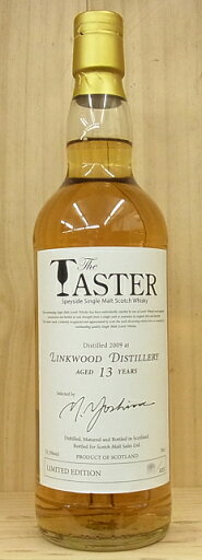 リンクウッド 2009 13年 バーボンカスク 51.3% 700ml ザ テイスター リンクウッド 2009 13年 バーボンカスク 51.3% 700ml ザ テイスター