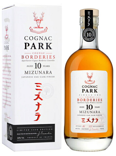 コニャックパーク ボルドリ ミズナラ 10年 44% 700ml