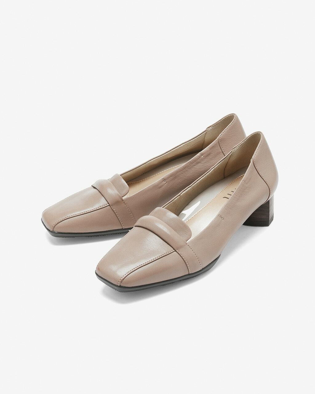 【全品10%OFFクーポン！5/16 01:59迄】外反母趾 靴 フィットフィット fitfit スクエアトゥヒールニーカーローモカシン コンフォートシューズ レディース おしゃれ パンプスのサムネイル