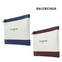 【5月1日限定★クーポン配布中】バレンシアガ BALENCIAGA クラッチバッグ NAVY CLIP Mキャンバス 420407AQ37N　　フィットハウス