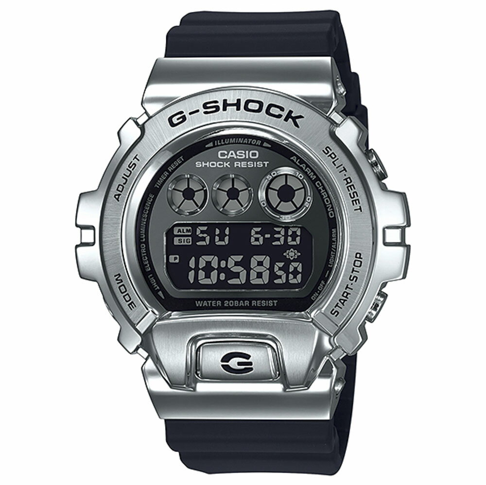 【お買い物マラソン期間中ポイント10倍】カシオ CASIO ジーショック G-SHOCK 腕時計 6900 Series デジタルMウォッチ GM-6900-1JF フィットハウス