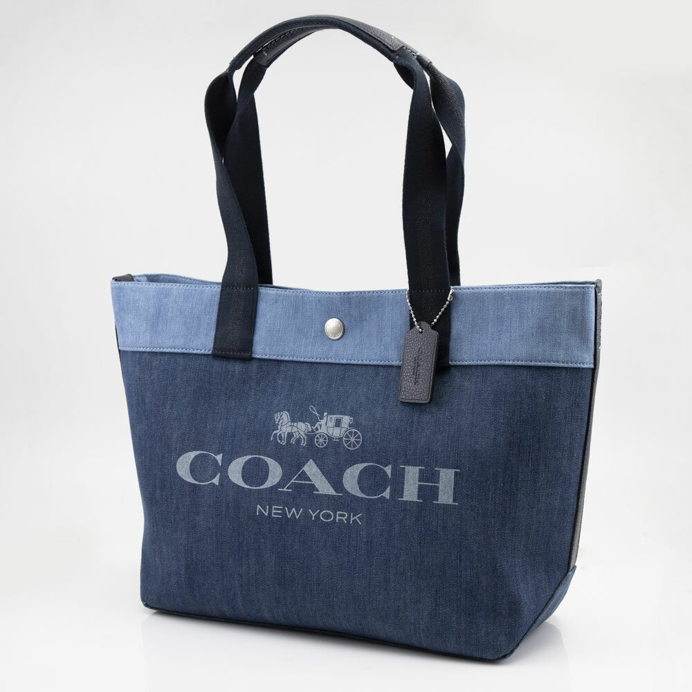 コーチ トート バッグ（レディース） 【6月1日−2日限定★クーポン配布中】コーチ COACH ハンド・トートバッグ ロゴデニムキャンバス 91131　　フィットハウス