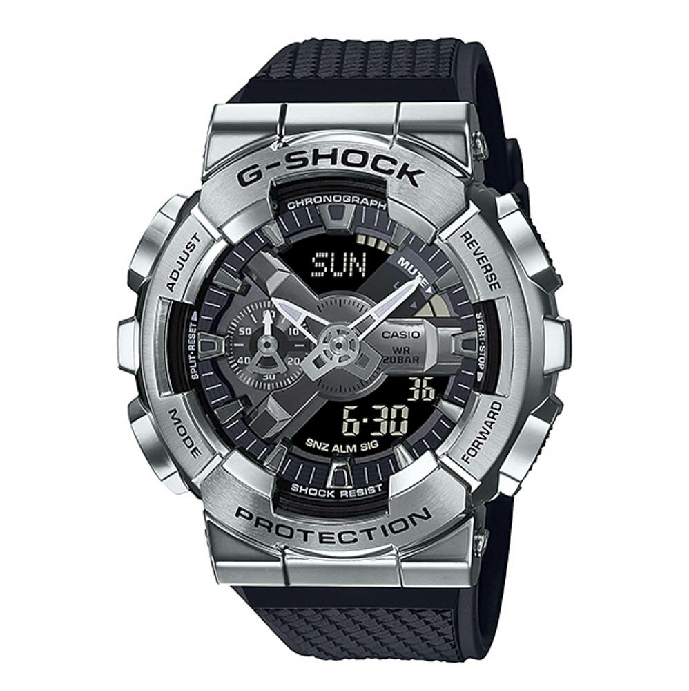 【9月4日-11日★ポイント2倍】ジーショック G-SHOCK 腕時計 Metal Covered GM-110アナデジMウォッチ GM-110-1AJF　 ギフトラッピング無料