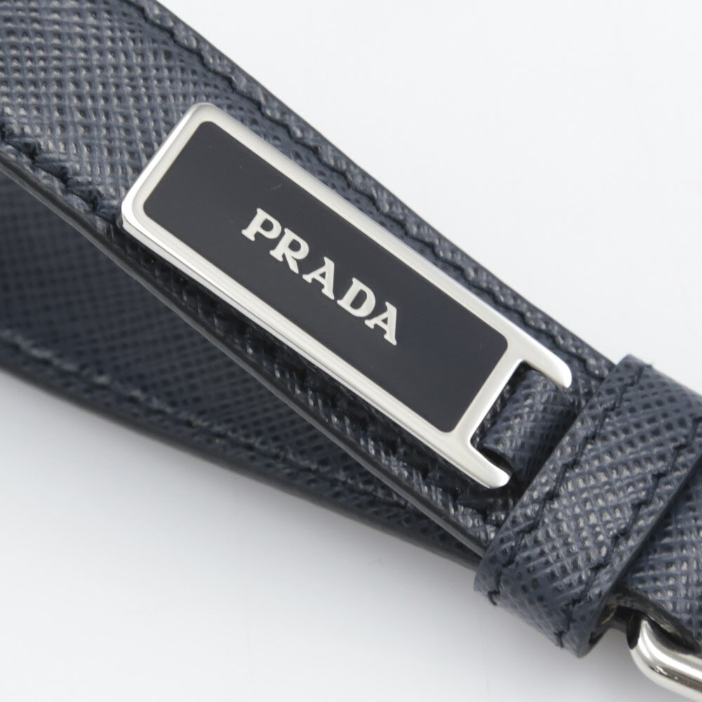 【スーパーセール期間中ポイント10倍】プラダ PRADA キーリング SAF.ロゴプレート...