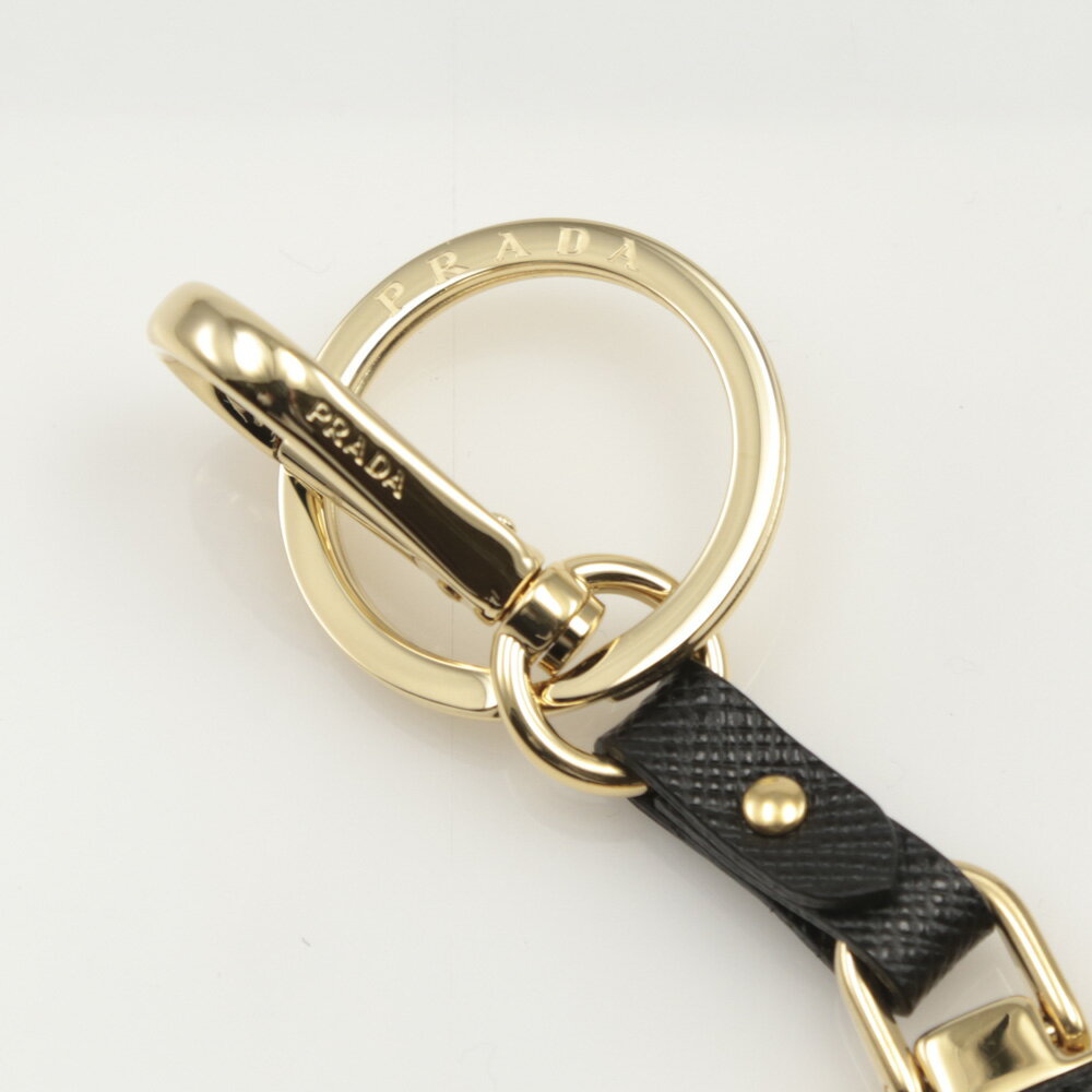 【WEB限定価格】プラダ PRADA キーリング SAF.TRIANGOLOキーリング/NERO 1PP128-05...