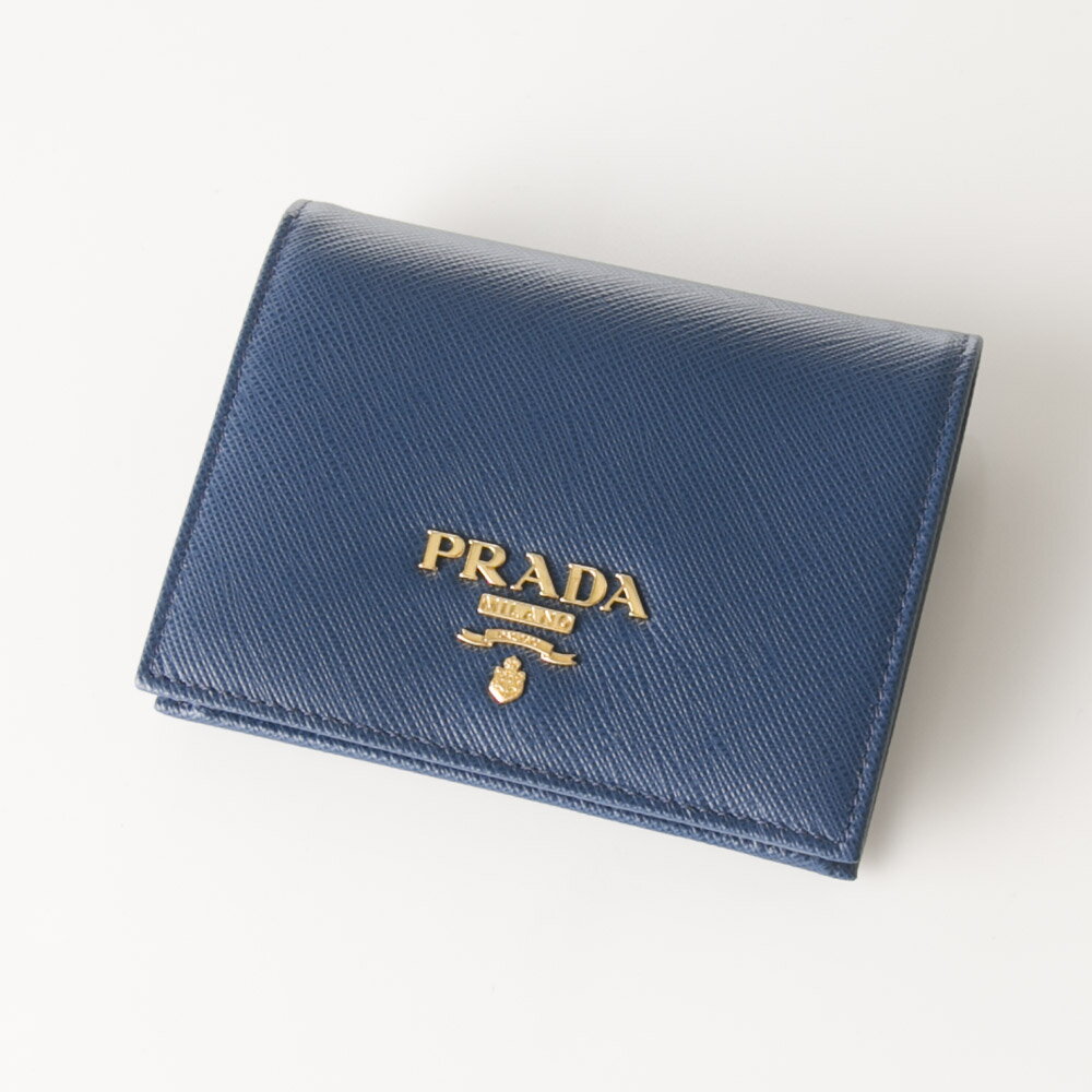 プラダ 財布（レディース） 【5月18日−20日限定★クーポン配布中】プラダ PRADA 折財布 SAF.METALダイ折中小銭付 1MV204-QWA　　フィットハウス