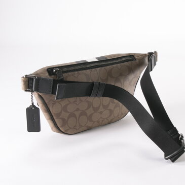【6月12日-13日限定★クーポン発行中】コーチ COACH PVCシグネヴァーシティストライプグレードベルトバッグ C3228 ギフトラッピング無料