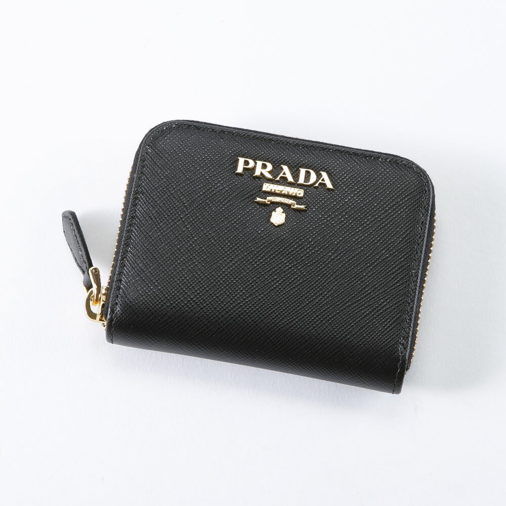 【5月18日−20日限定★クーポン配布中】プラダ PRADA SAF.METALラウンド小銭入/NERO 1MM268-QWA　　フィットハウス