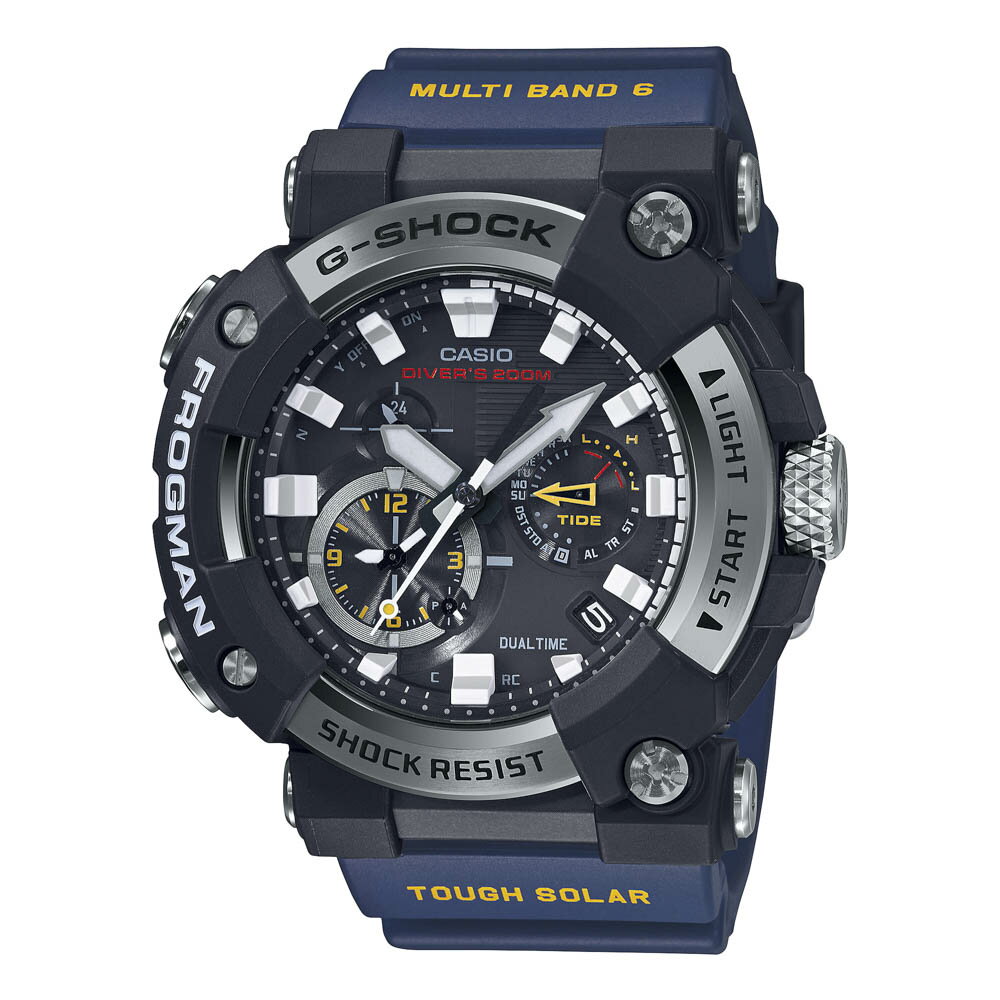 【5月18日−20日限定★クーポン配布中】ジーショック G-SHOCK 腕時計 FROGMAN スマホリンク電波ソーラーMウォッチ GWF-A1000-1A2JF　　フィットハウス