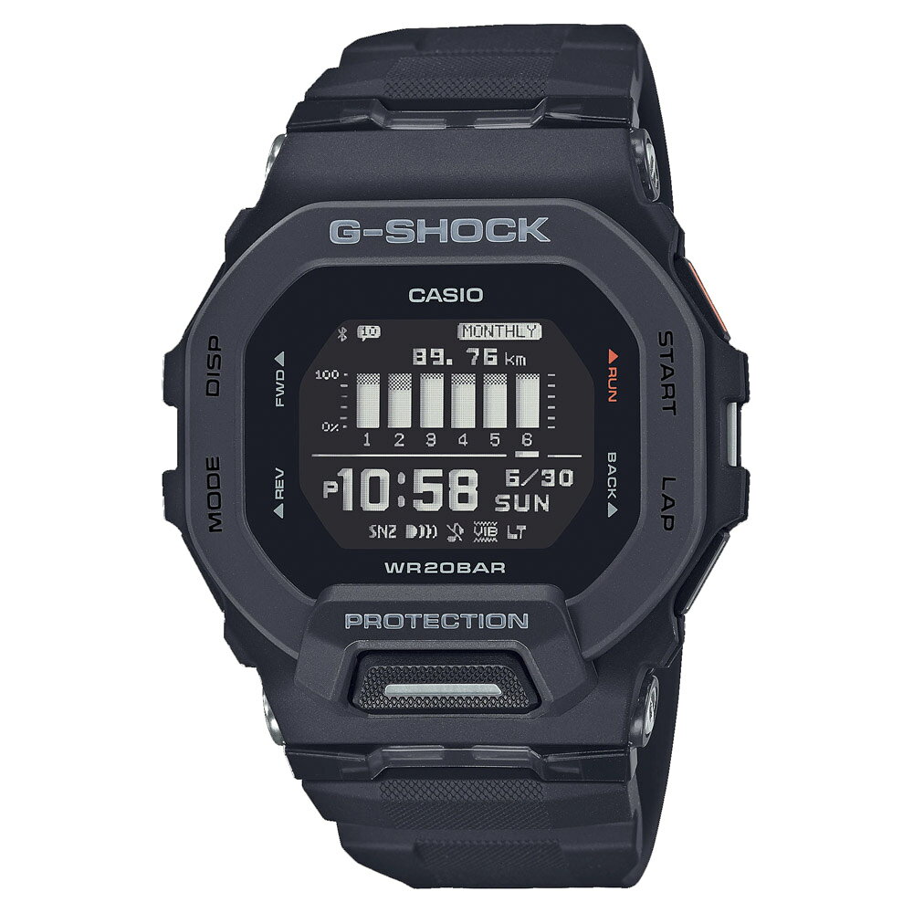 【お買い物マラソン期間中ポイント10倍】カシオ CASIO ジーショック G-SHOCK 腕時計 G-SQUAD モバイルリンク デジタルMウォッチ GBD-200-1JF フィットハウス