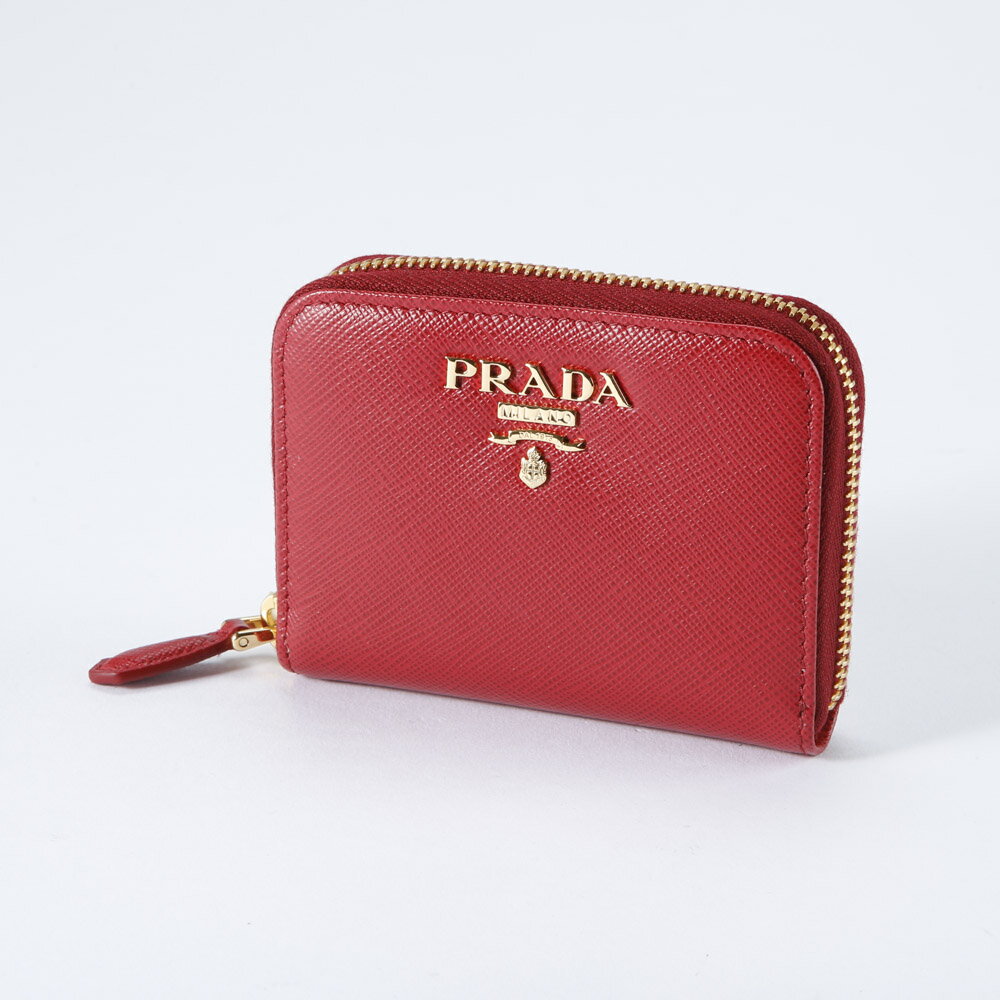 【5月18日−20日限定★クーポン配布中】プラダ PRADA ラウンド小銭入れ SAF.METAL/FUOCO 1MM268-QWA　　フィットハウス