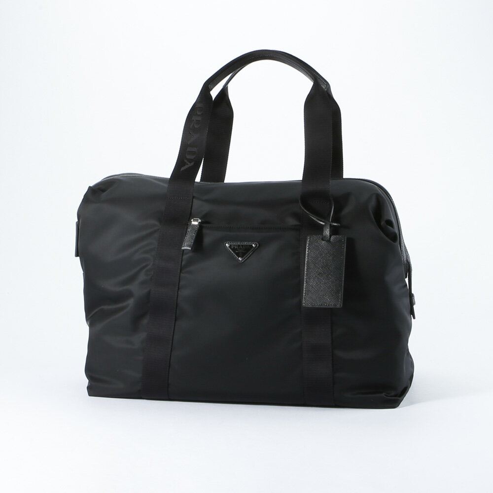 プラダ PRADA ボストンバッグ ReNylon＋SAFFIANO ダッフルトラベルボストン/NERO 2VC796-2DMH-OOO　　フィットハウス