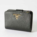 プラダ 革財布 レディース プラダ PRADA 折り財布 SAF.MULTICOLOR NERO+IBISCO 1ML018-ZLP　　フィットハウス