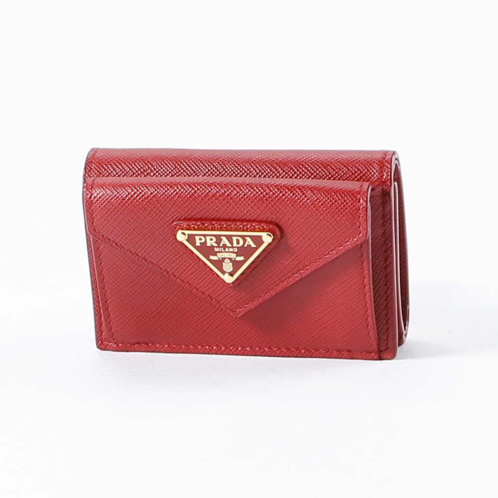 プラダ PRADA 折財布 SAF.TRIANGORO 三折財布 TINY/FUOCO 1MH021-QHH　　フィットハウス