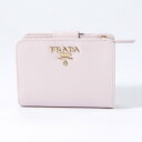 プラダ 革小銭入れ レディース プラダ PRADA 折財布 SAF.MET 小銭入付/ALABASTRO 1ML018-QWA　　フィットハウス