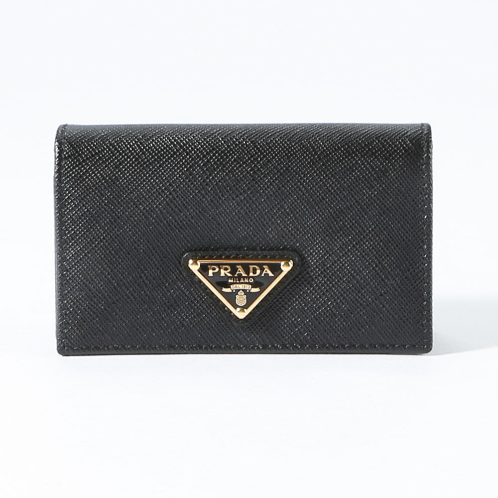 プラダ 名刺入れ 【5月18日−20日限定★クーポン配布中】プラダ PRADA 名刺入れ SAF.TRIANGOLO/NERO 1MC122-QHH　　フィットハウス