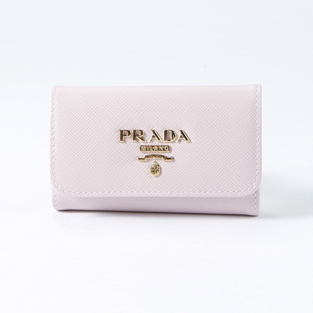 プラダ キーケース 【5月18日−20日限定★クーポン配布中】プラダ PRADA キーケース SAFFIANO MULTICOLOR 4連 KR付/ALABASTRO+PETALO 1PG004-ZLP　　フィットハウス