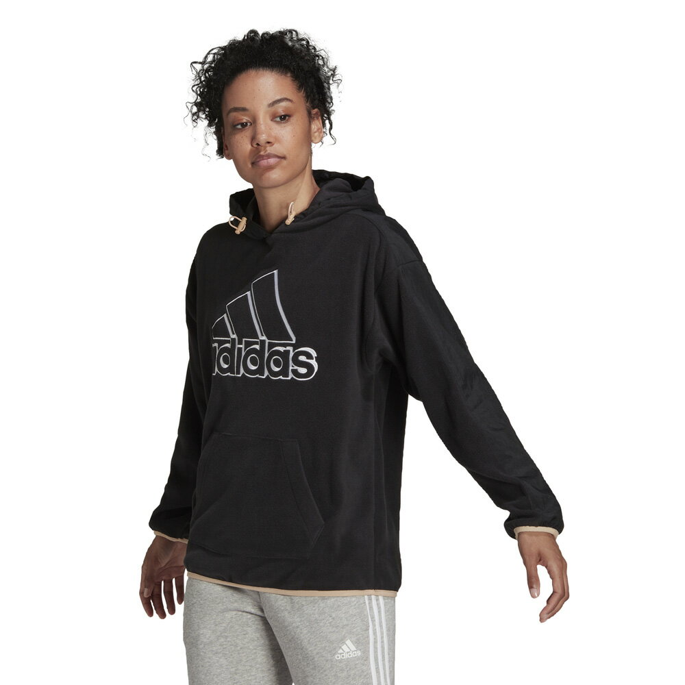 【8月25日限定ポイント5倍】アディダス adidas レディーストップス W ESS BLUV 裏起毛スウェットパーカー ISB17　 ギフトラッピング無料