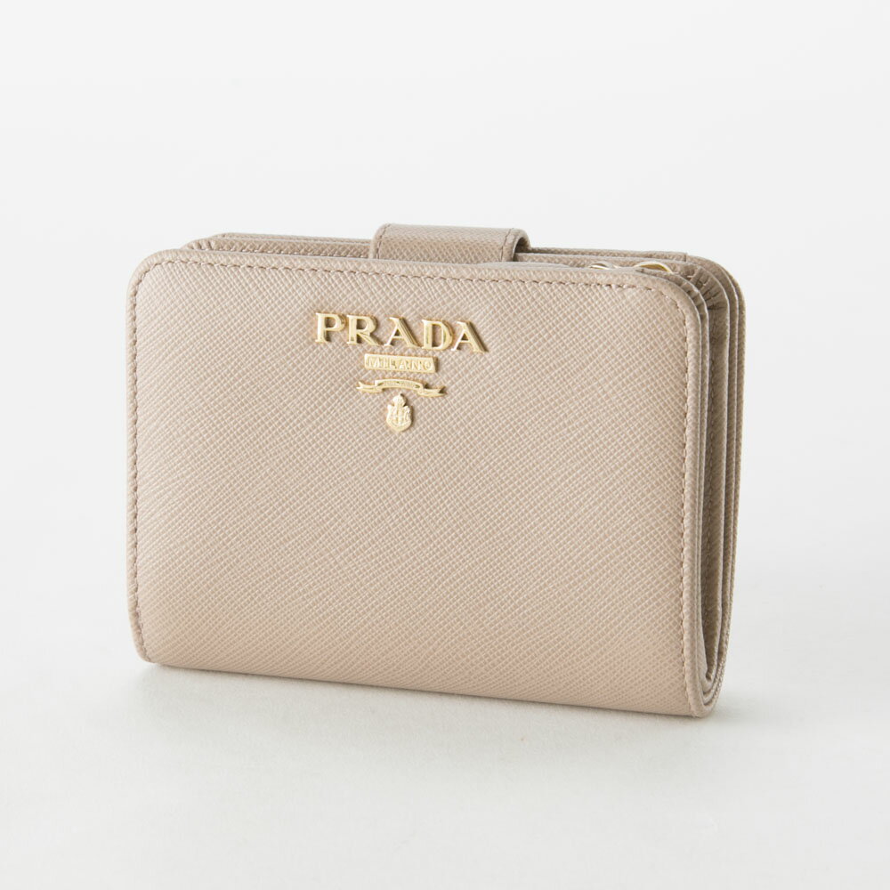 プラダ 財布（レディース） プラダ PRADA 折財布 SAF.MET 小銭入付/CIPRIA 1ML018-QWA　　フィットハウス