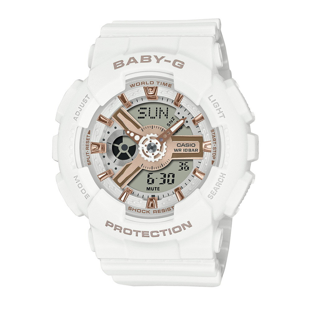 カシオ BABY-G 腕時計（レディース） ベイビージー BABY-G 腕時計 BA-110 アナデジLウォッチ BA-110XRG-7AJF　　フィットハウス