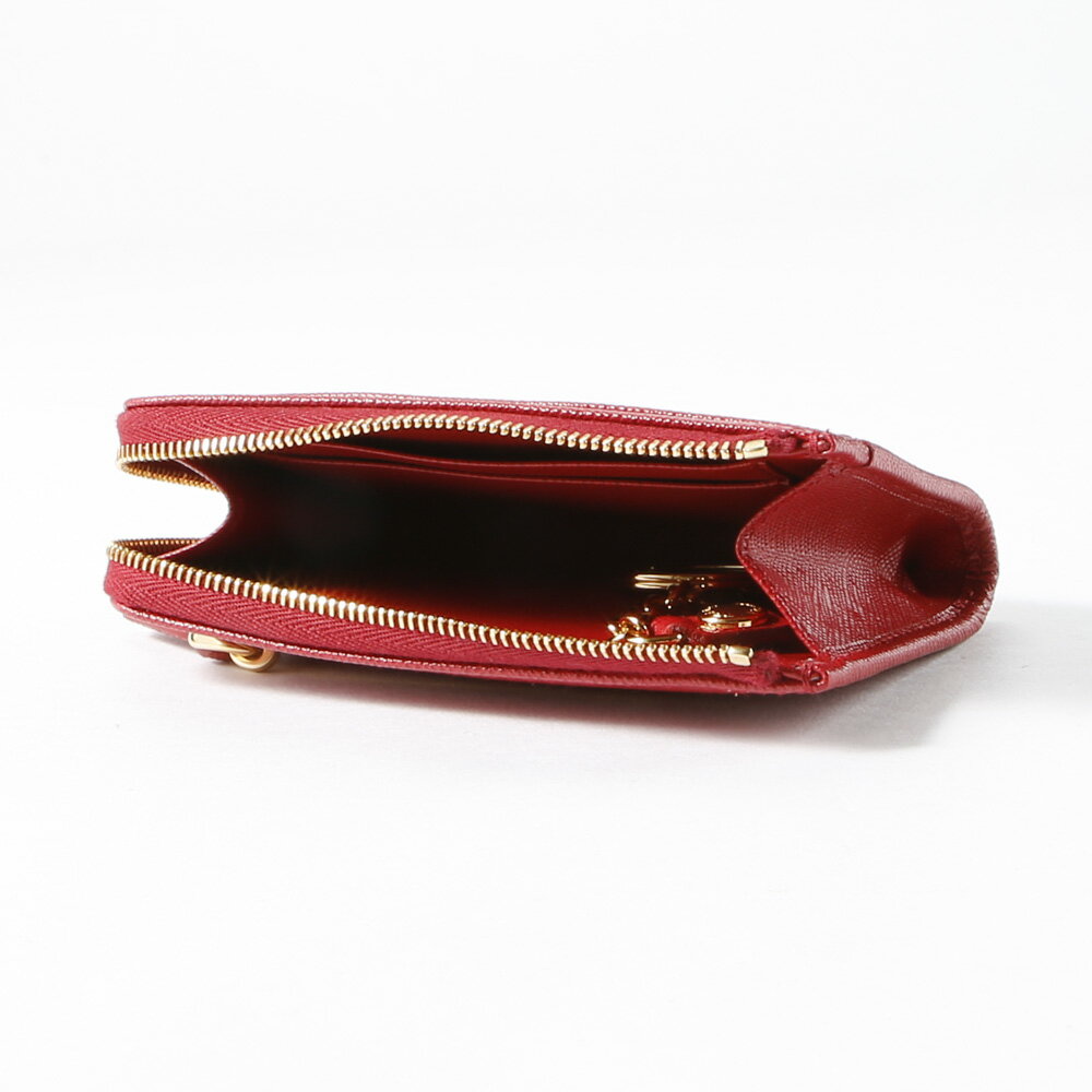 【スーパーセール期間中ポイント10倍】プラダ PRADA 小銭入れ SAFFIANO METAL キー...