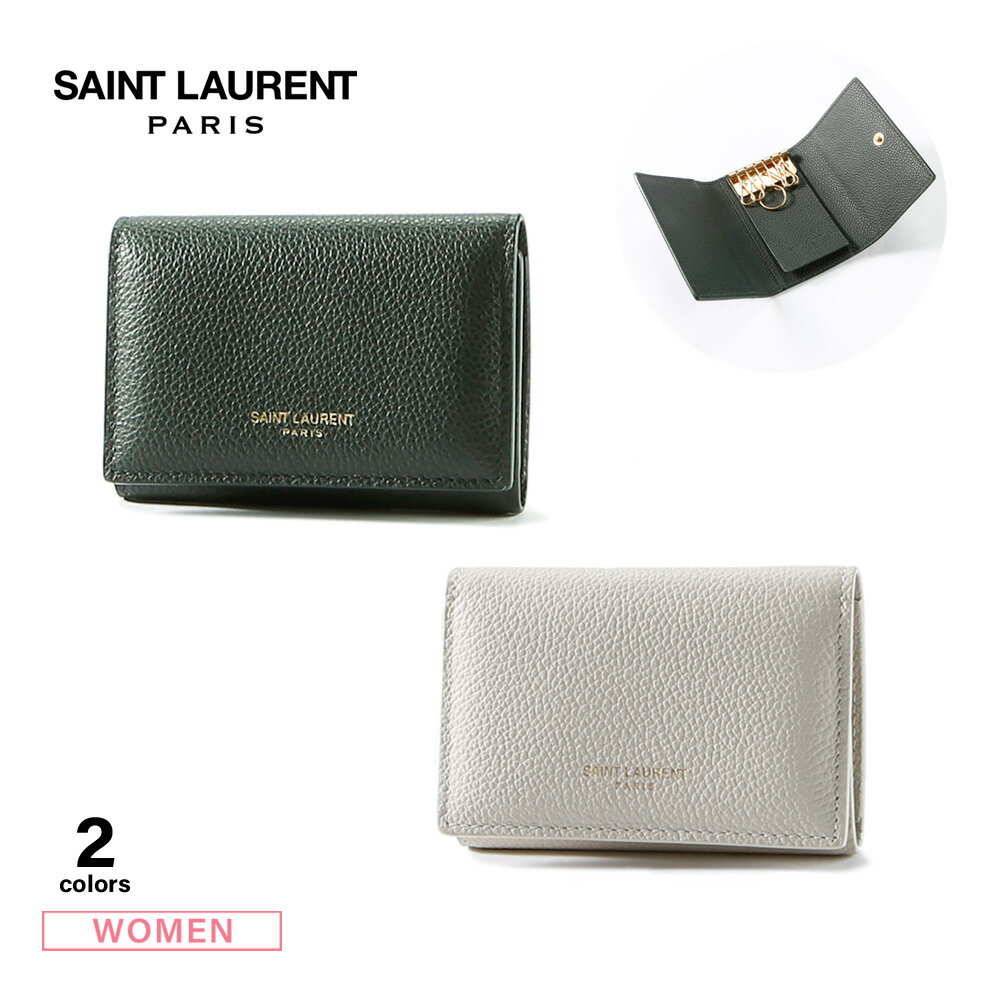 サンローラン キーケース サンローラン SAINT LAURENT キーケース グレインレザー 6連 360432B680J　　フィットハウス